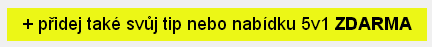 Obrázek ukazující odkaz kudy se přidává tip, rada nebo nabídka